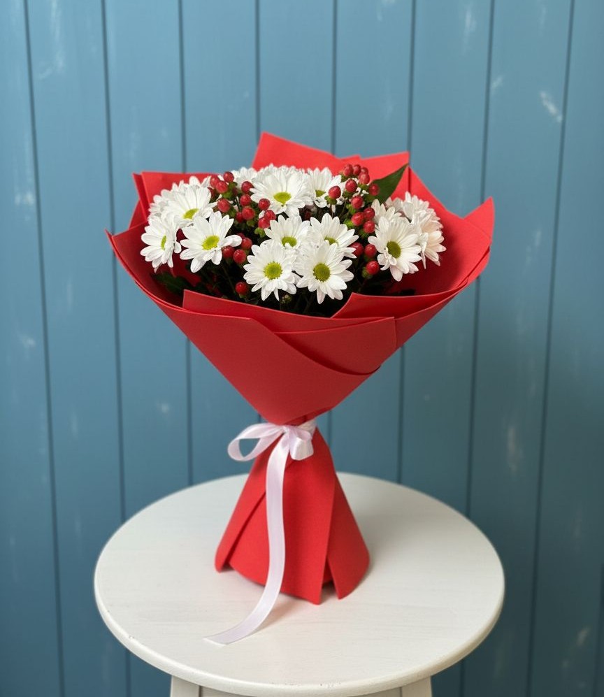 Букет цветов из: Хризантемы в Атагае