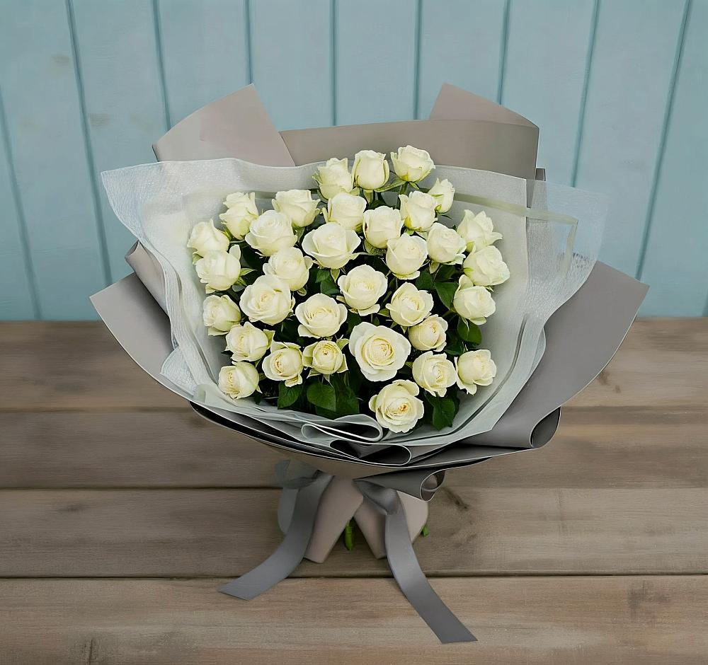 Букет Белоснежная нежность в Атагае