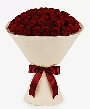 Букет 101 Бордовая роза Блэк Бакарра в Атагае