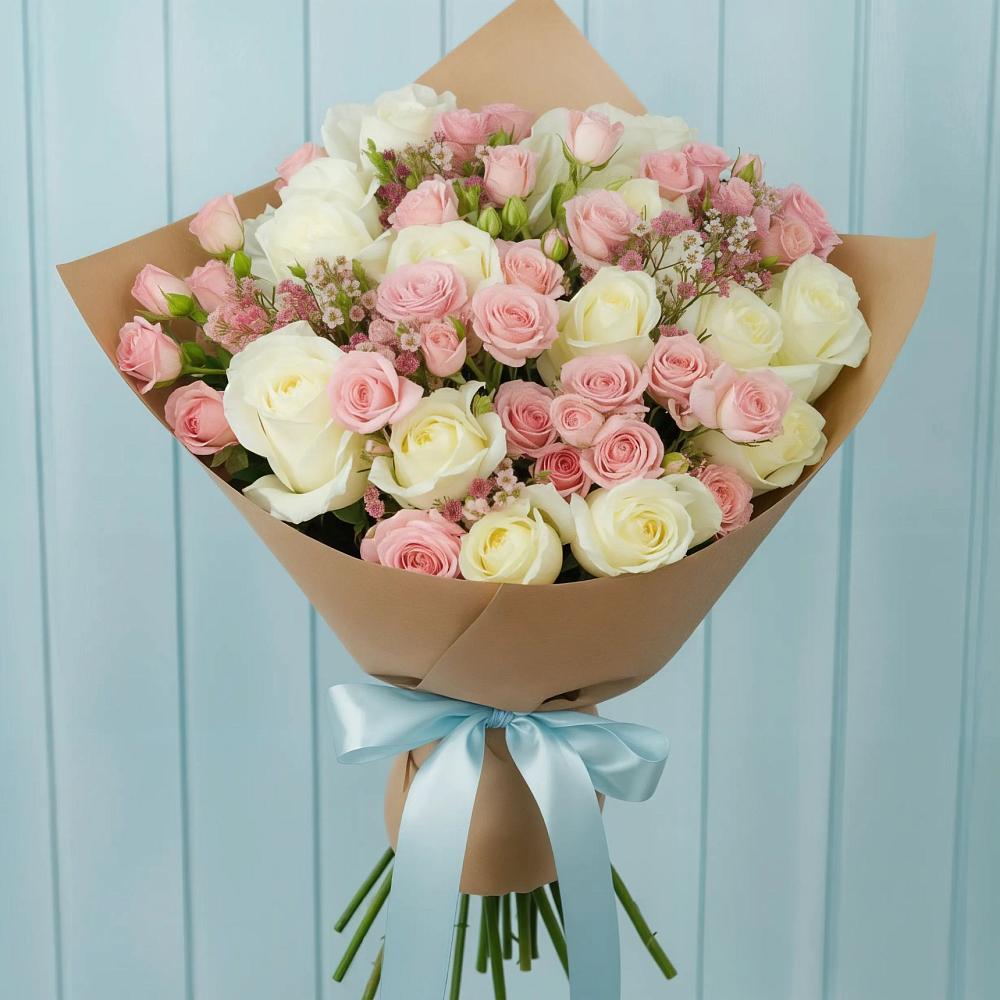 Букет цветов из: Розы в Атагае