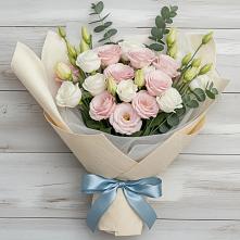 Букет цветов из:  Лизиантусы в Атагае