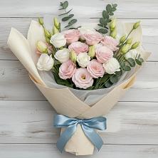 Букет цветов из:  Лизиантусы в Атагае