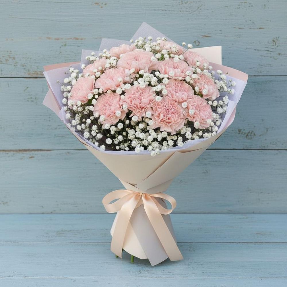 Букет цветов из: Гвоздики в Атагае
