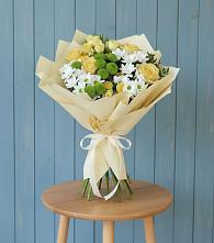 Букет цветов из:  Хризантемы и Розы в Атагае