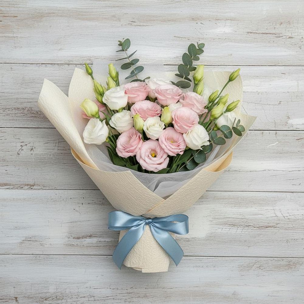 Букет цветов из: Лизиантусы в Атагае